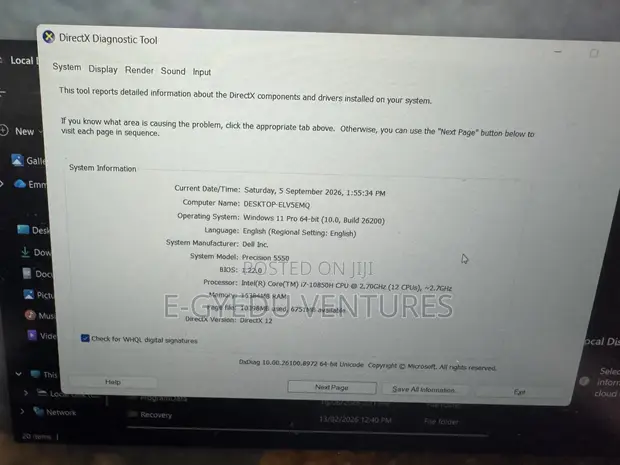 Dell Precision 5550 Laptop - 1