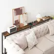 Console Table with Power Outlet & USB Ports (200cm), Narrow - 3