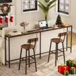 Console Table with Power Outlet & USB Ports (200cm), Narrow - 4