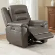Mason Leather Power Glider Recliner with Power Headrest - 4