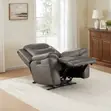 Mason Leather Power Glider Recliner with Power Headrest - 5