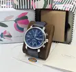 Fossil Men's Chronograph Watch - Genuine Leather Strap - 5