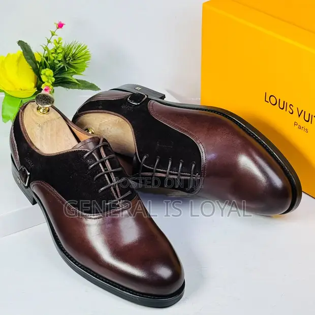 Louis Vuitton Classic Leather and Suede Men's Shoes - 1