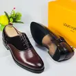 Louis Vuitton Classic Leather and Suede Men's Shoes - 2