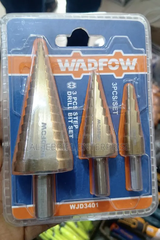 3-Piece Step Drill Bit Set - 1