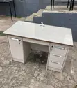 Office Desk / Computer Table with Glass Top & Drawers - 2