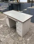 Office Desk / Computer Table with Glass Top & Drawers - 3
