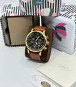 Fossil Chronograph Genuine Leather Watch - 3