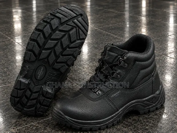 Heavy Duty Steel Toe Anti-Slip Industrial Safety Boots - 1