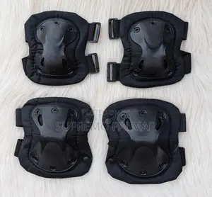 4-Piece Elbow and Knee Pad Set for Cycling & Skateboarding