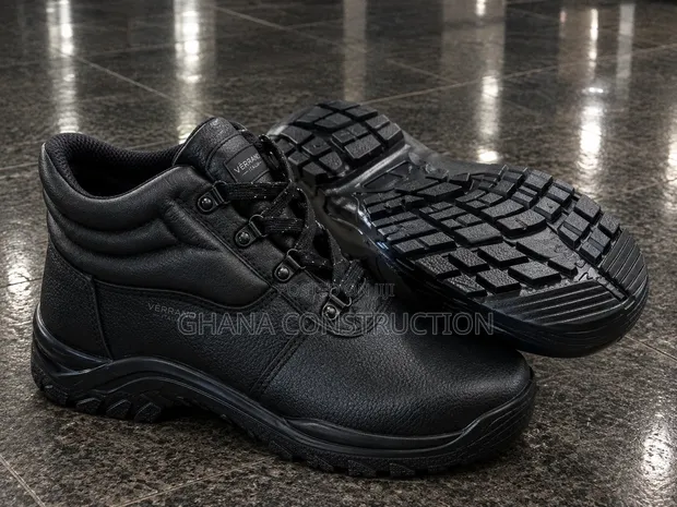 Premium Steel Toe Safety Boots - Anti-Slip Work Shoes - 1