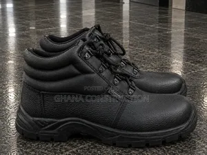 Industrial Steel Toe Safety Boots - Anti-Slip Work Shoes