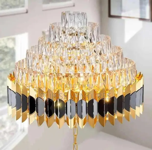 Crystal Chandelier - 3 Color Changing - 1