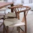 Wishbone Dining Chairs - Brown Walnut - 3