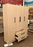 7x6ft Laminated Wardrobe - 4 Doors - 2