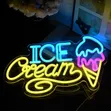 Ice Cream Neon Sign for Wall Decor - 4