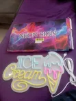 Ice Cream Neon Sign for Wall Decor - 5