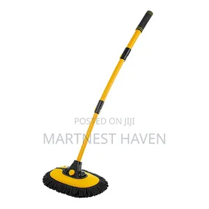 Extendable Car Wash Mop with Soft Bristles