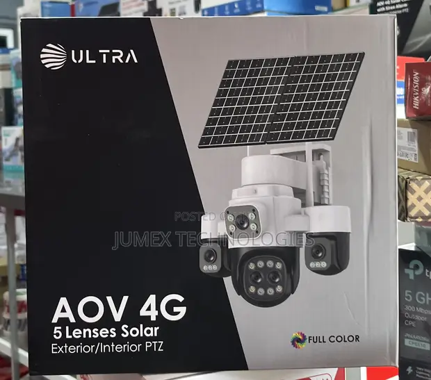 5-Lens Solar PTZ 4G Outdoor/Indoor Camera - 1