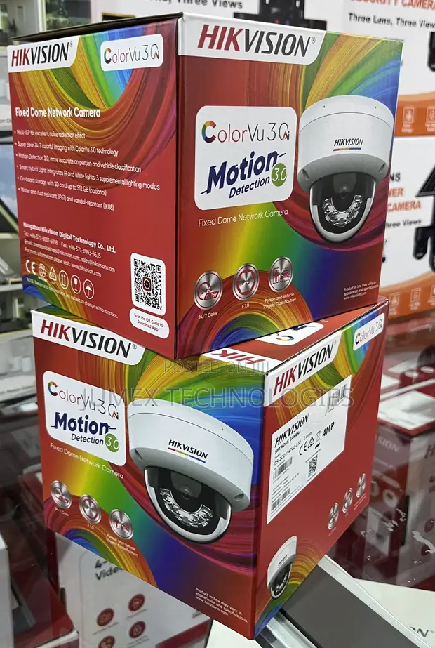 Hikvision 4MP IP Camera ColorVu 3.0 Dome - 1