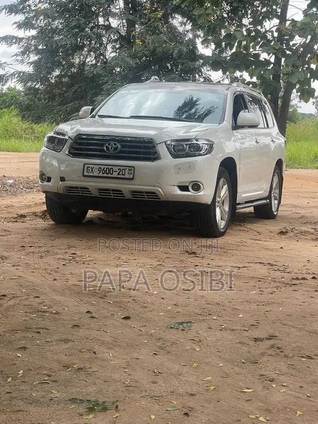 Toyota Highlander 2009 White - 1