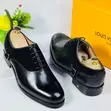 Louis Vuitton Black Leather Men's Derby Shoes - 2