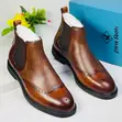 Steve Riots Leather Elastic Boot - 2