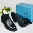 Steve Riots Black Leather Elastic Boots - 2