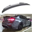 BMW F30 PSM Style Carbon Fibre Look Boot Spoiler - 1