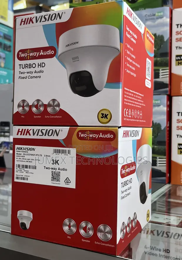 Hikvision 5MP Two-Way Audio PTZ Analog Camera - 1