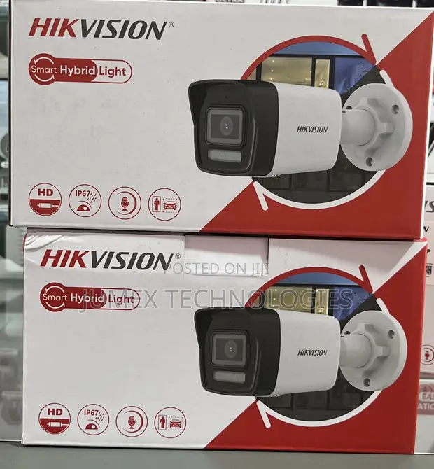 Hikvision 4MP IP Camera with Audio & Smart Hybrid Light - 1