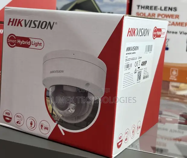 Hikvision 4MP IP Camera with Audio - Smart Hybrid Light - 1