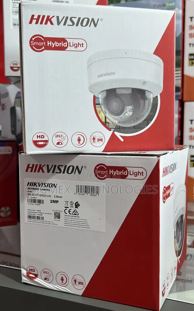 Hikvision 2MP IP Camera with Audio - Smart Hybrid Light - 1