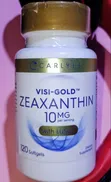 Zeaxanthin 10mg | 120 Softgels | Eye Health Support with Lutein - 1