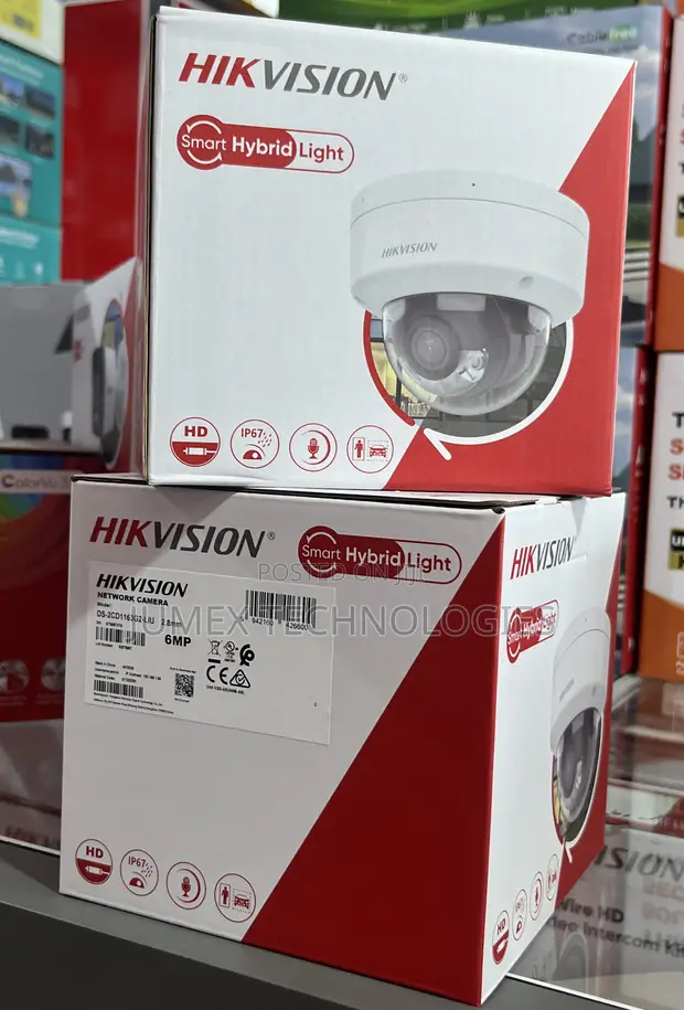 Hikvision 6MP IP Dual Light Fixed Dome Camera DS-2CD1163G2-LIU - 1
