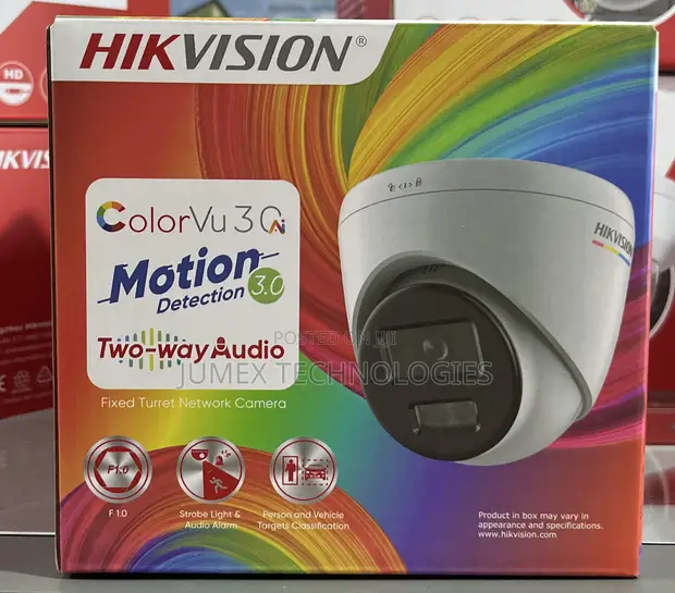 Hikvision 2MP ColorVu 3.0 Dome IP Camera with Two-Way Audio - 1