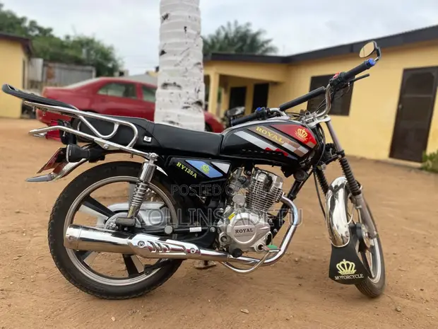New Royal RY125 2026 Black Motorcycle - 1