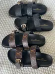 Original Louis Vuitton Ladies Slippers - 3