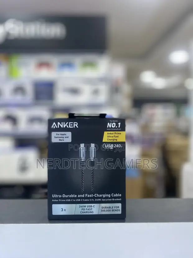 Anker USB-C to USB-C 240W Cable 3ft - 1