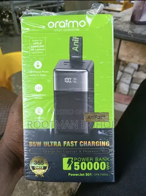 Oraimo PowerJet 501 50000mAh 85W Fast Charging Power Bank