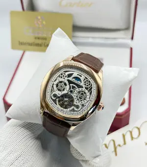 Luxury Cartier Skeleton Automatic Watch