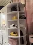 Wood-Mode Rotating Shoe and Bag Rack - 2