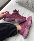 Original New Balance 9060 Burgundy Suede Sneakers - 1