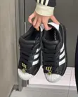 Original Adidas Superstar Core Black Gold Star - 1