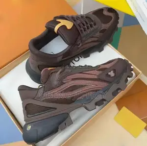 Original Louis Vuitton LV Summit Coffee Sneakers