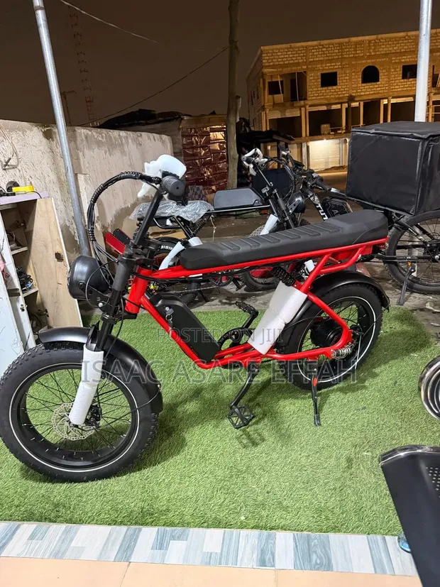 New Electric Power Bike 2026 Red - 1