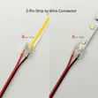 Trendy 2-Pin Wire to Strip Solderless LED Connectors - 2
