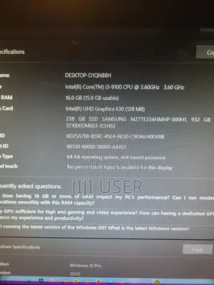 MSI Desktop Computer - Intel Core i3, 16GB RAM, 1TB HDD+SSD