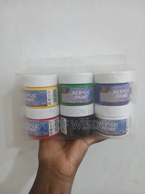 100ml Acrylic Paint Set (6 Pieces) - 1