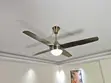 Four-Blade Ceiling Fan with Light and Remote - 2